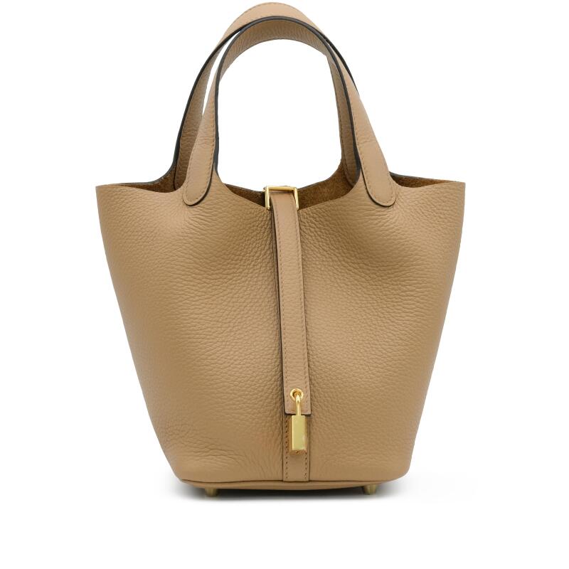 Hermès Chai Clemence Picotin Lock 18 Gold Hardware - Image 1